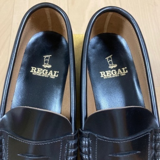 【新品未使用】REGAL 黒色 ローファー 25cm