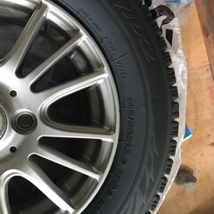 4本　スタッドレスタイヤ+ホイール　　　　1340+42-4H100ウェッズGマッハフルーレ （13インチ冬タイヤTW145/80-13)の画像