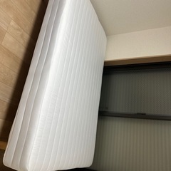 無印良品　高密度ポケットコイル　セミダブルベッド