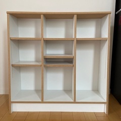 絵本棚　ベルメゾン　可動棚