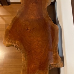 けやきのローテーブルの画像