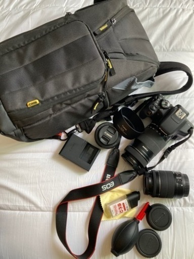 【美品】一眼レフ Canon EOS kiss X8i カメラバッグ付