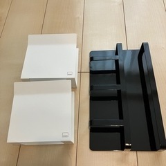 ★山崎実業tower★マグネットトレーホルダー&レシピラック