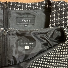 冬物ワンピース2点セット Mの画像