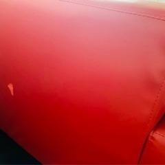 赤ソファー美品です　引取者決定🙇‍♀️の画像