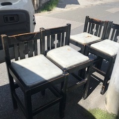 ０円　椅子 捨てるの勿体無いのでDIY素材等に使われる方に差し上げます。の画像
