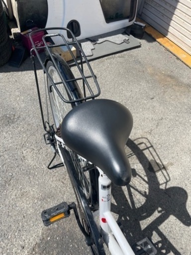 良品　シオノ　27インチ　変速付き　自転車　オートライト