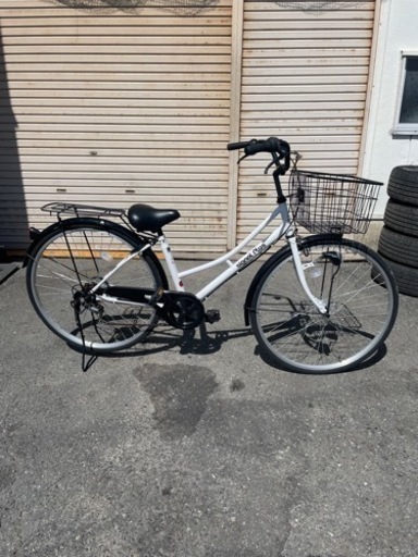 良品　シオノ　27インチ　変速付き　自転車　オートライト