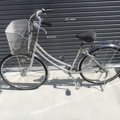 タイヤ新品交換済み‼️‼️ Bridgestone 自転車　通学用　ママチャリ