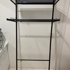 洗濯機上収納の画像
