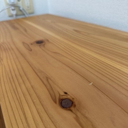 かなでもの テレビボード 杉無垢 150cm