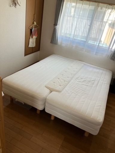 【無印良品】脚付マットレス / 【ニトリ】マットレス用スペーサー