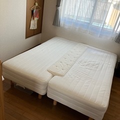 【無印良品】脚付マットレス / 【ニトリ】マットレス用スペーサー 