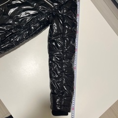★ダウンジャケット　黒　ブラック　フード脱着式の画像