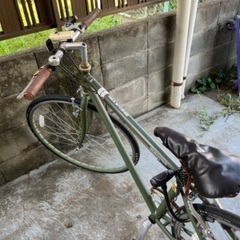 自転車（グリーン）タイヤ新品！の画像