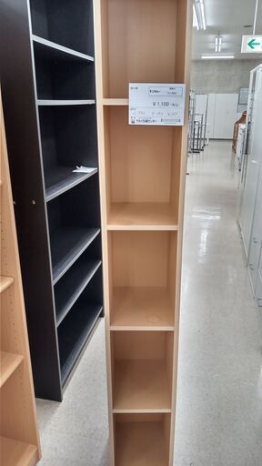 ★ジモティ割あり★  飾り棚 ベージュ H179×D29×W25 クリーニング済み TJ2031