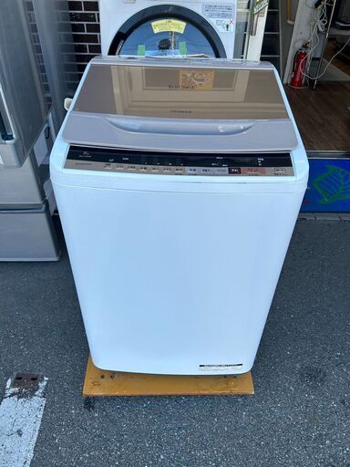 ▼値下げ▼ 【安心の3ヶ月保証★送料に設置込】洗濯機 せんたくき HITACHI 日立 ひたち 2018年 BW-V80B 8kg BEAT WASH ビートウォッシュ 自社配送時代引き可 ※現金・クレジット・スマホ決済対応※