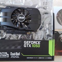 【取引完了】ASUS製GTX1050グラフィックボード2GB