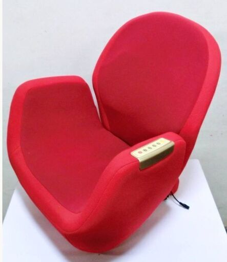 【美品】ツカモトエイム　エアリーツイストボディ　AIM-FN060　マッサージチェア　骨盤ソファー　レッド　一人掛け　リクライニング