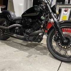 ドラッグスター400 フルカスタム 黒塗装