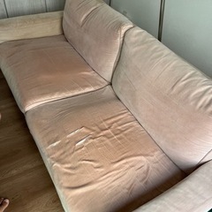 ジャンク品　3人がけソファの画像