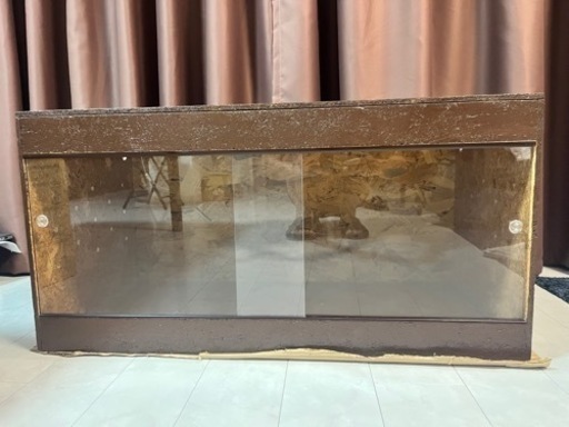 爬虫類ゲージ 引き取り Leaf Corp 爬虫類ケージ テラスペース 45x45x60cm 穴