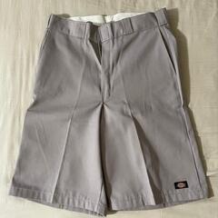 Dickies　ワークパンツ　ハーフパンツ　グレー