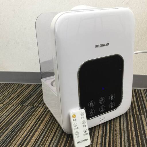 ○【通電・動作確認済】アイリスオーヤマ ハイブリット式加湿器 PH-UH35-W 季節家電 保湿 乾燥 ホワイト 中古品(NF230820)317-72W