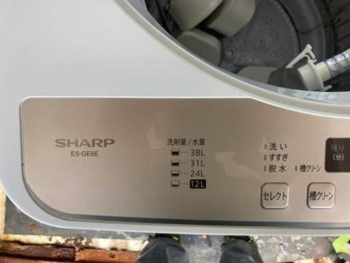 シャープ　2021年製　6k 美品