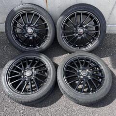 A-TECH SCHNEIDER SR28 4.5J-15 off+45 pcd100/4H FALKEN SINCERA SN832i 165/55R15 75V タイヤ付き4本 N-BOX/(JG1)N-ONEプレミアム/N-WGN 他