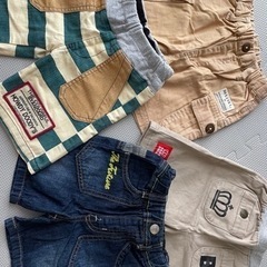 ベビードール、デニムパンツおまとめ　キッズパンツ80