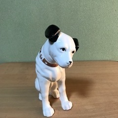 終了　ビクター犬　陶器置き物