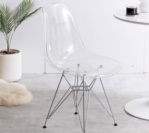 北欧風アクリルチェア