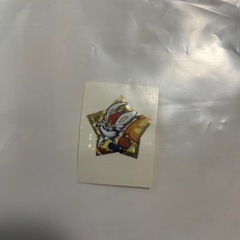JFAスターターキット　めざせクラッキ エースバーン星形シール