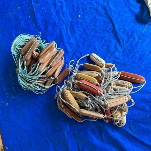漁具　アバ　フロート　刺し網　270個 大量！網 刺し網 ロープ アバ フロート 浮 漁具 釣具 値下げ大歓迎