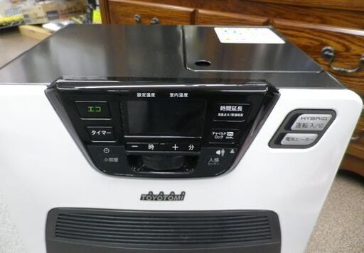 トヨトミ ハイブリット 石油ファンヒーター 電気ストーブ LC-SHB40I 2020年製 タンク5L シルキーホワイト 暖房 西岡店