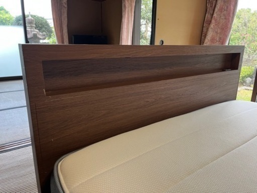 ☆ニトリ ダブルベッド ダブルフレーム ヘンリック☆Dマット Nスリープ