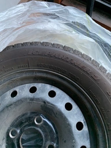 軽自動車用　ブリヂストンの冬タイヤ　四本セット　155/65R13