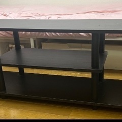 山善 テレビ台 幅111.5×奥行29.5×高さ41.5cm 4...