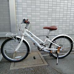 ルイガノ　20インチ　自転車　白