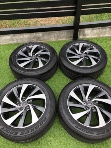 H29年式 タイヤ　ハリアープログレスメタル&レザー　235/55R18