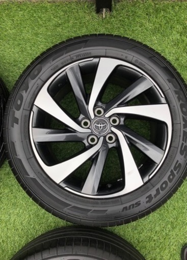 H29年式 タイヤ　ハリアープログレスメタル&レザー　235/55R18