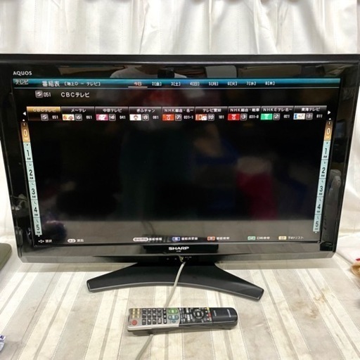 動作確認済【SHARP/シャープ】 2011年製 リモコン付き★ LC-32E9 液晶テレビ 32インチ
