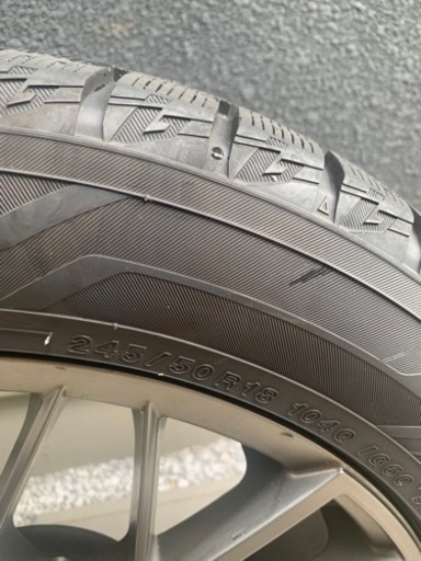 245/50/18スタッドレス&ホイール　4本セット