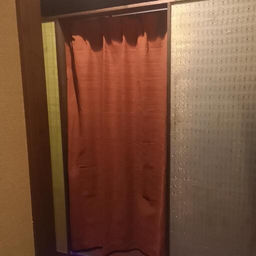カーテン（エステ、マッサージ個室用赤色8枚105×180）