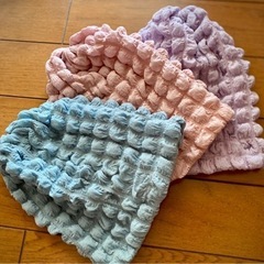 ハンドメイド　ケア　帽子　医療用帽子　キャップ　3枚セットの画像