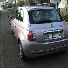 値下げ　フィアット500　ツインエア　フィオーレローザ　車検令和６年９月まで　平成２５年８月登録の画像