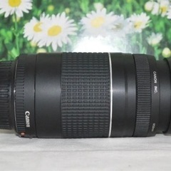 新品級★ラスト一点★望遠レンズ☆美品☆キャノン　Canon EF 75-300mmの画像