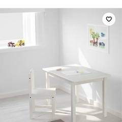 【値下げしました】IKEA 子ども用テーブル SUNDVIK スンドヴィークの画像