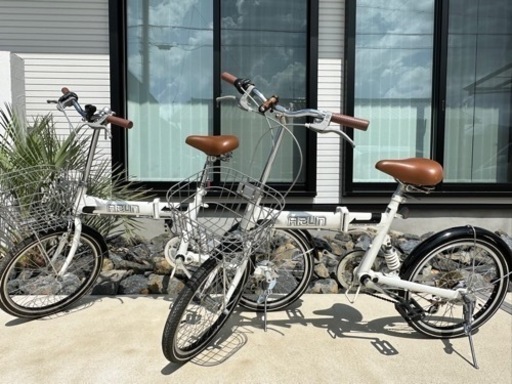 【2台セット】¥46,200→¥20,000 ARUN20インチ シマノ 6段変速 折りたたみ自転車/アラン